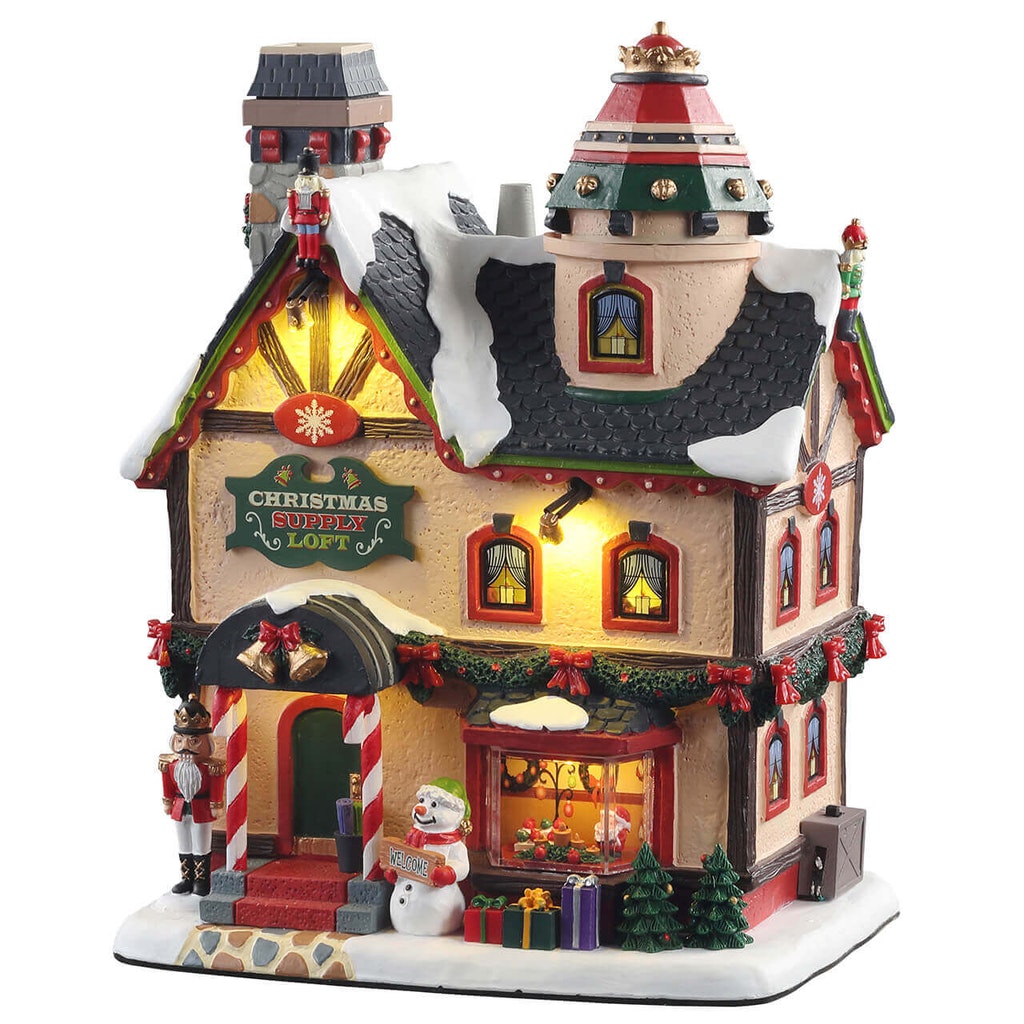 Svítící domeček Christmas Supply Loft